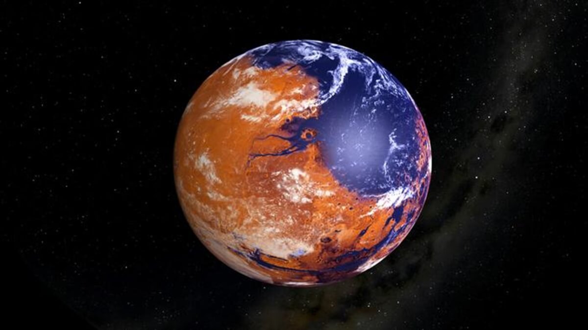 火星の行方不明の雰囲気は実際に惑星の地殻に閉じ込められている可能性があります