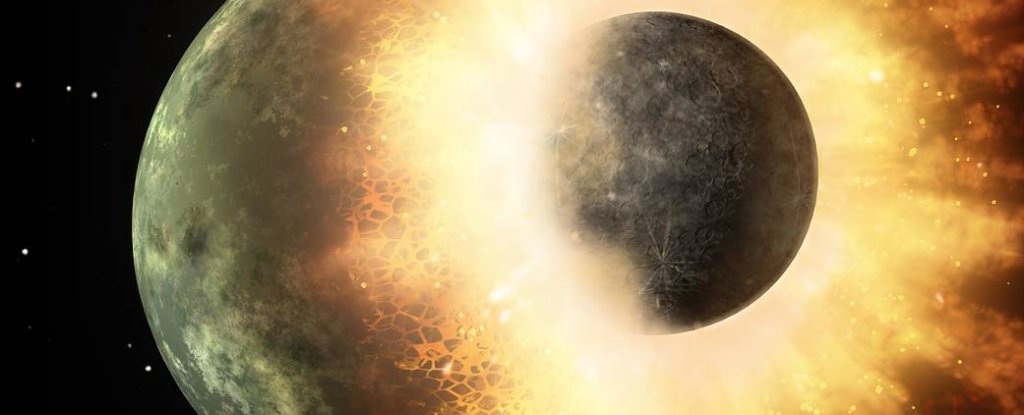 地球上の生命は別の惑星との壮大な衝突によって始まった可能性がある