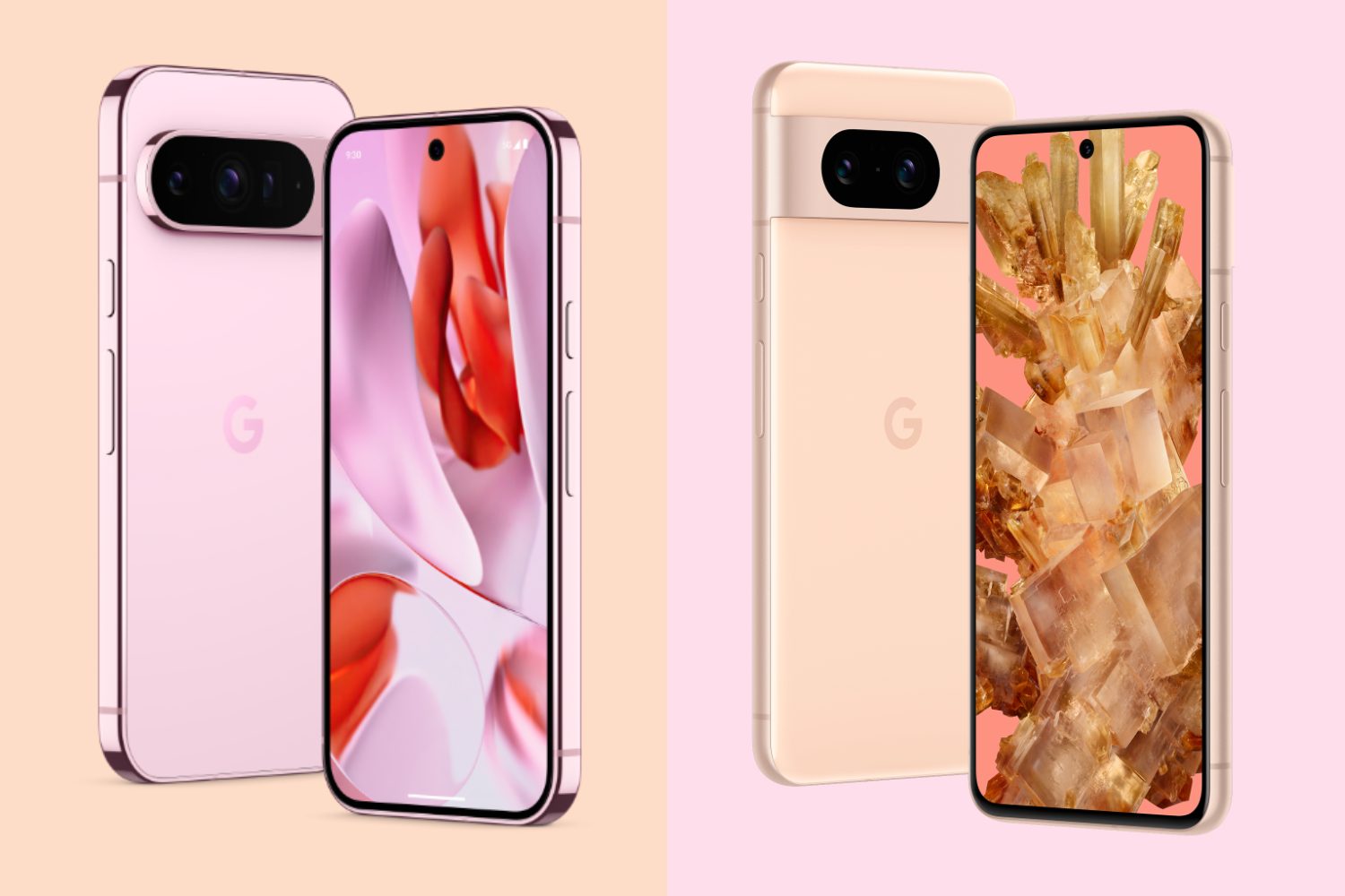 Pixel 9 と Pixel 8、2 つのスマートフォンの主な違い