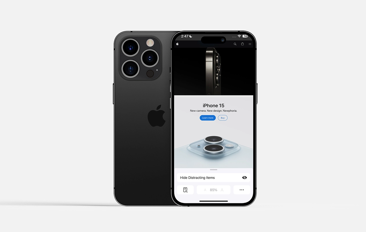 iPhoneのSafariで邪魔なアイテムを非表示にする方法[iOS 18]