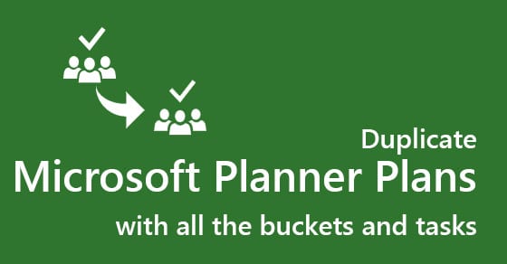 Microsoft Planner プランの重複