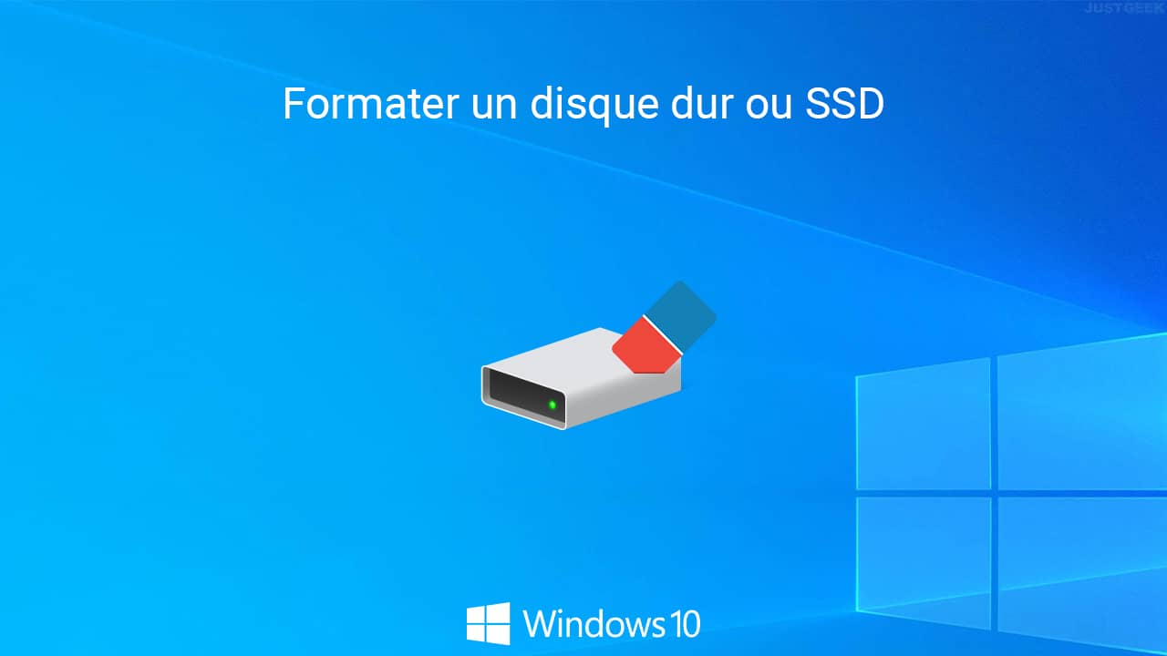 Windows 10の下でハードドライブまたはSSDをフォーマットする方法は？