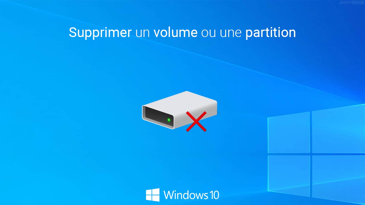 Windows 10のボリュームまたはパーティションを削除します