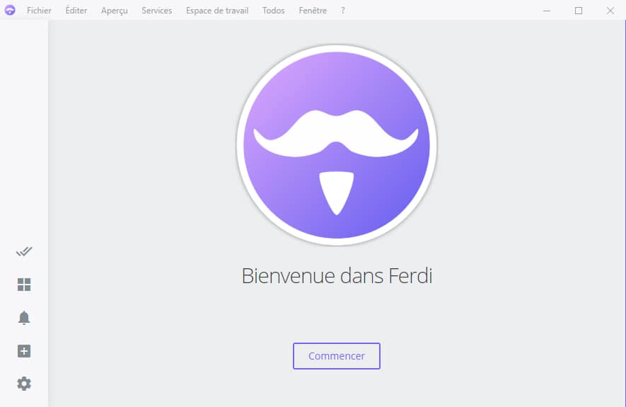 FERDI：すべての電子メールサービスが単一のアプリケーションで