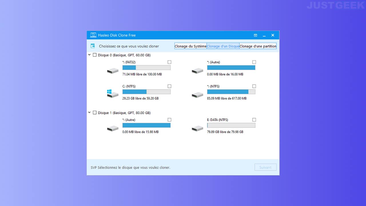 ハードドライブまたは無料のハスレオディスククローンソフトウェアでSSDをクローンする