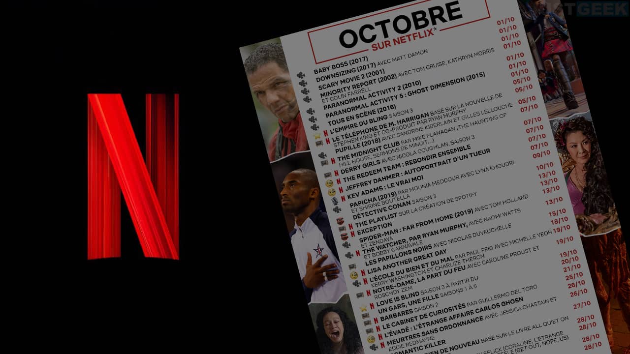 Netflix：2022年10月に到着する新しい映画とシリーズ