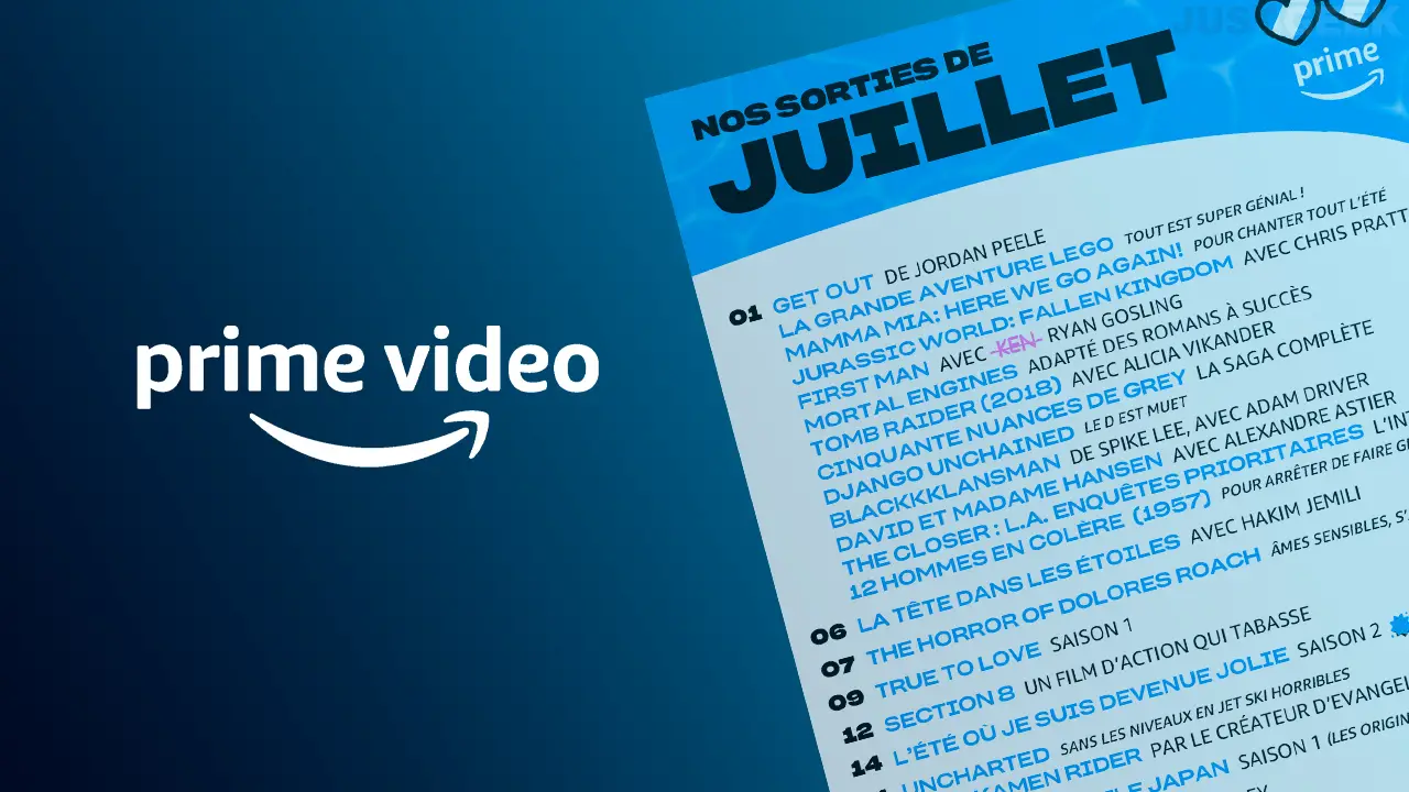Amazon Primeビデオ：2023年7月の新しい映画とシリーズ