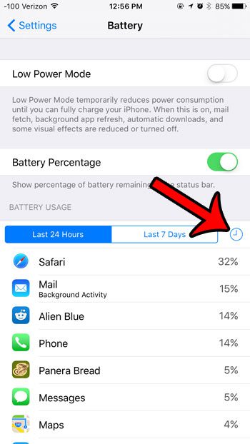 iOS 9でバッテリー使用量の詳細を表示する方法 - 世界の顔
