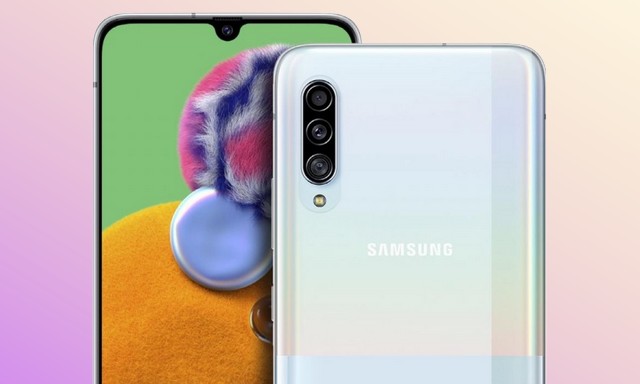 Galaxy A90にバッテリーの割合を表示する方法