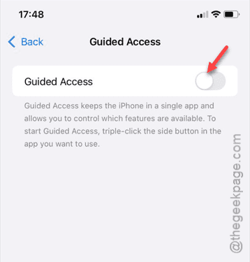 iPhone でガイド付きアクセスを終了できない