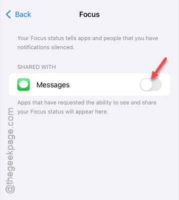 iPhoneで通知が沈黙したメッセージ
