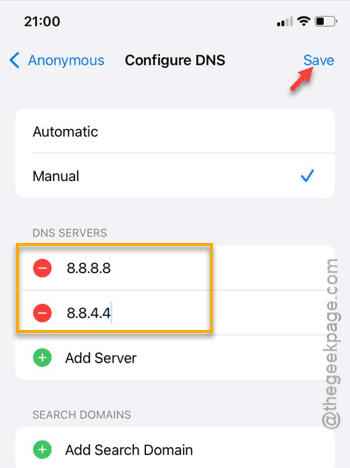 iPhone で Safari がページを開けないエラー