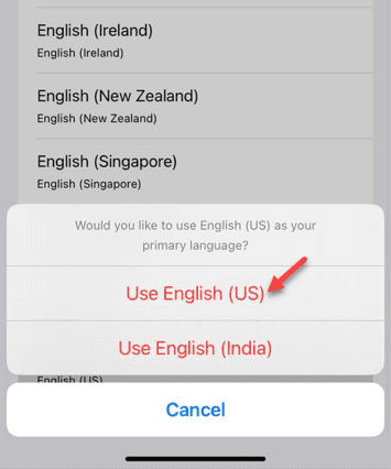iPhoneの設定にセルラーオプションがありません