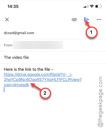 Gmail 経由で大きなビデオ ファイルを送信できない