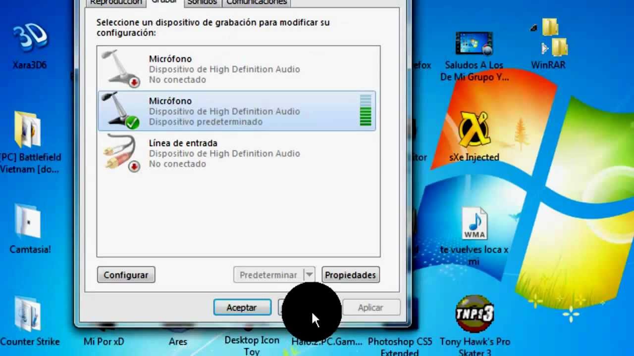 Windows 7ラップトップでマイクを設定する方法