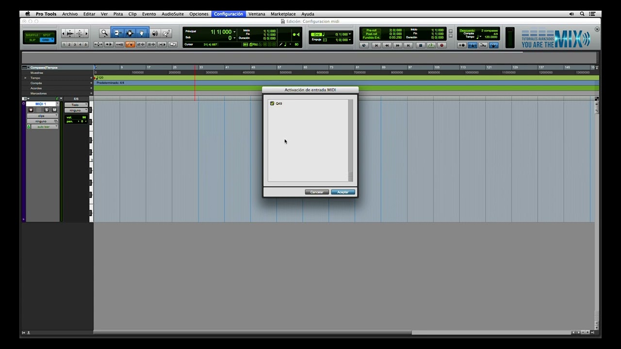 MIDIコントローラーPro Tools 12の設定方法